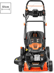 FUXTEC FX-RM5196eSPRO 4in1 Benzinmäher, E-Start & Antrieb, 51 cm Schnitt