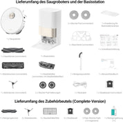 Dreame X40 Ultra Robot Vacuum with Mop, 12,000Pa, Self-Cleaning & Auto Empty