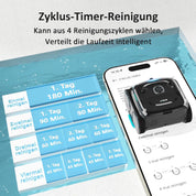 WYBOT C2 Vision AI Kabelloser Poolroboter, Akku, Boden & Wand, Zweischicht-Filter, starke Absaugung, bis 180㎡