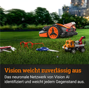 WORX Vision L1600 Mähroboter 1600 m² ohne Kabel, KI & Igelschutz