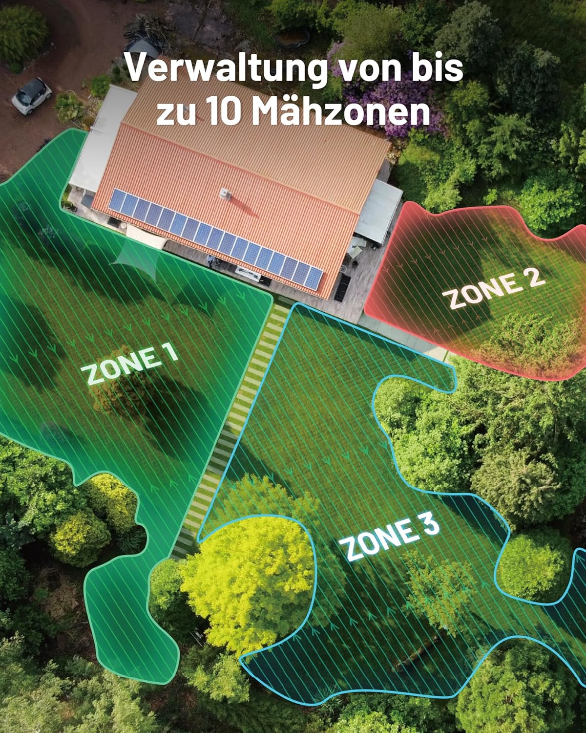 MAMMOTION LUBA mini AWD 800, 800m², Ohne Kabel, NetRTK+Vision, 4G, 80% Steigung